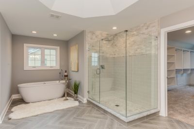 Glass Enclosure with Frameless Design